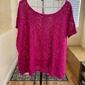 Hollister purple shirt size M/L